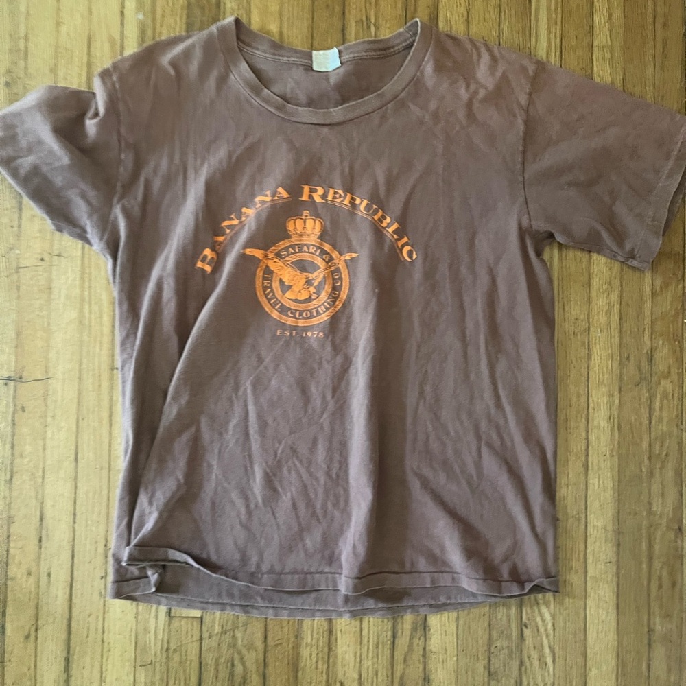 Banana Republic Brown Graphic Tee